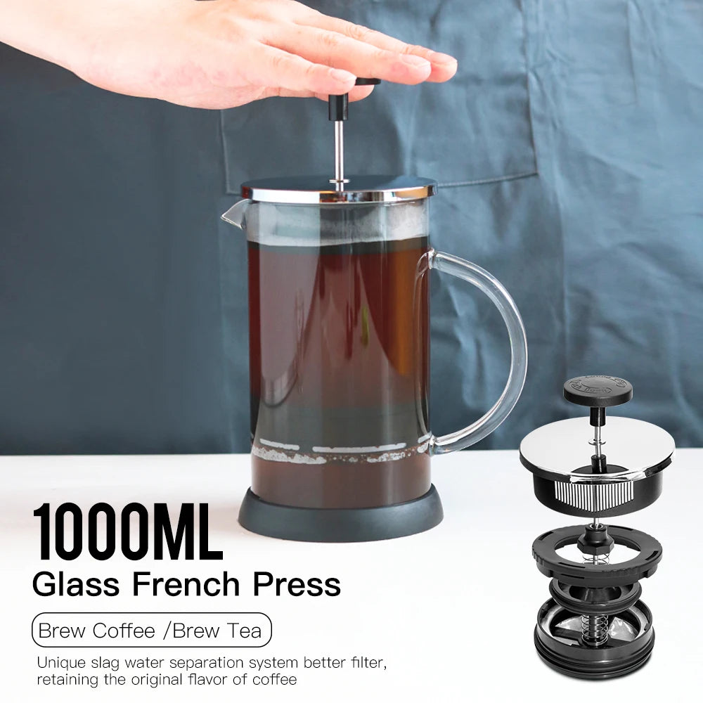 French Press Coffee Maker - 1 Liter